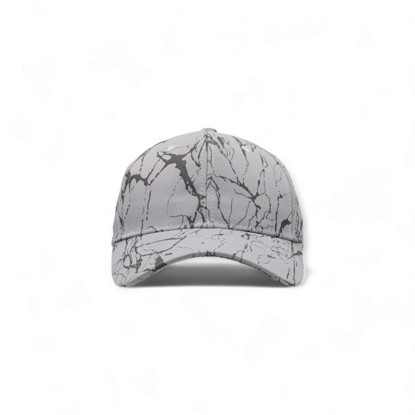 Grey Black Textured Cap