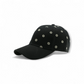Black - White Dotted Baseball Cap