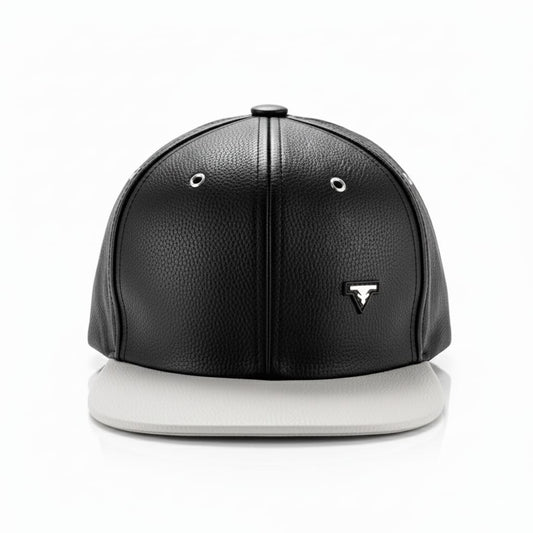 Volt - PU Leather Snapback Cap