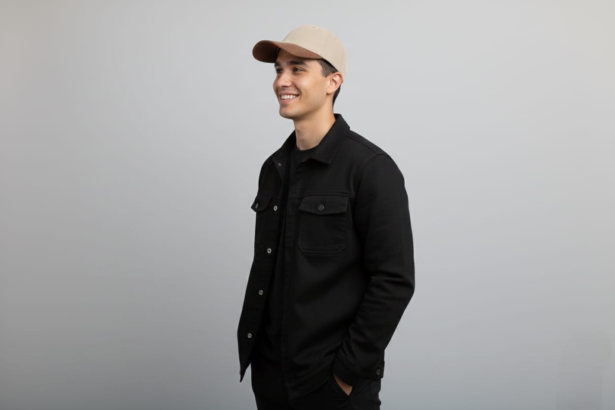 Mocha - Corduroy Two Tone Cap