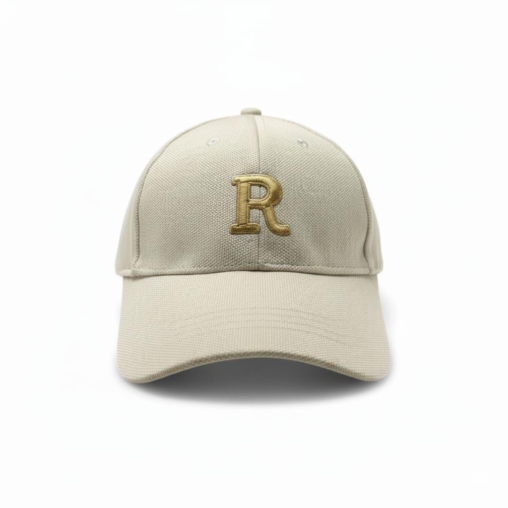 Premium R - Off White Baseball Cap