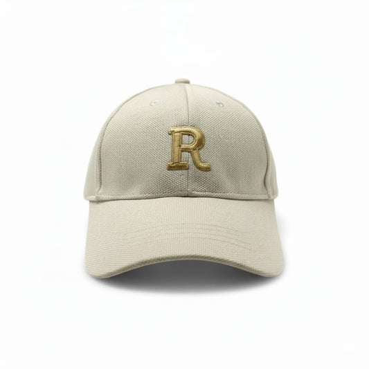 Premium R - Off White Baseball Cap