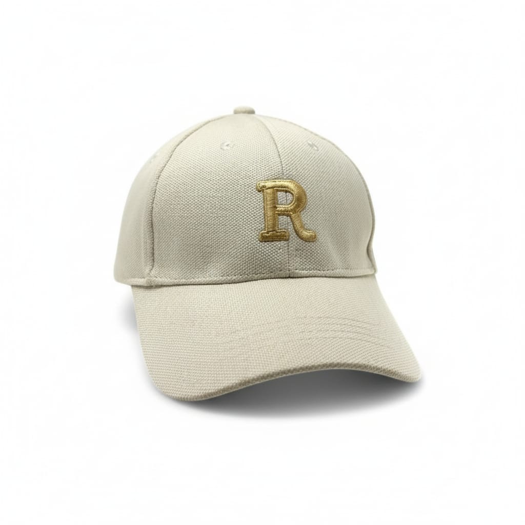 Premium R - Off White Baseball Cap