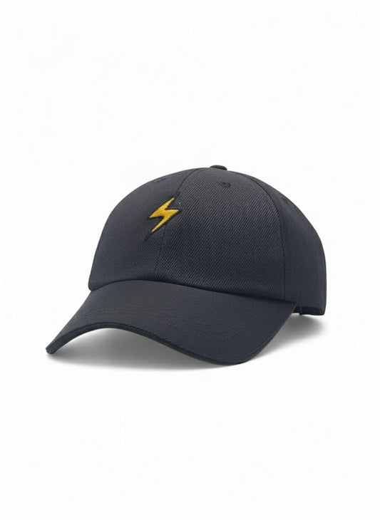 Thunder Bolt - Black Baseball Cap