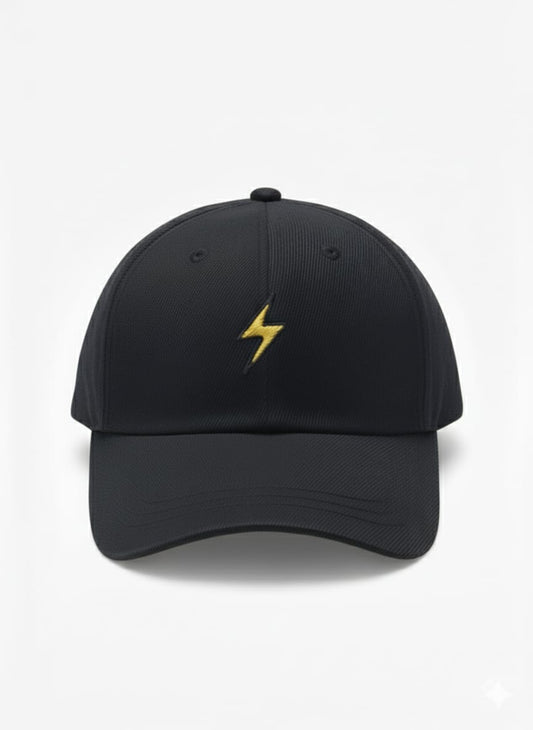 Thunder Bolt - Black Baseball Cap