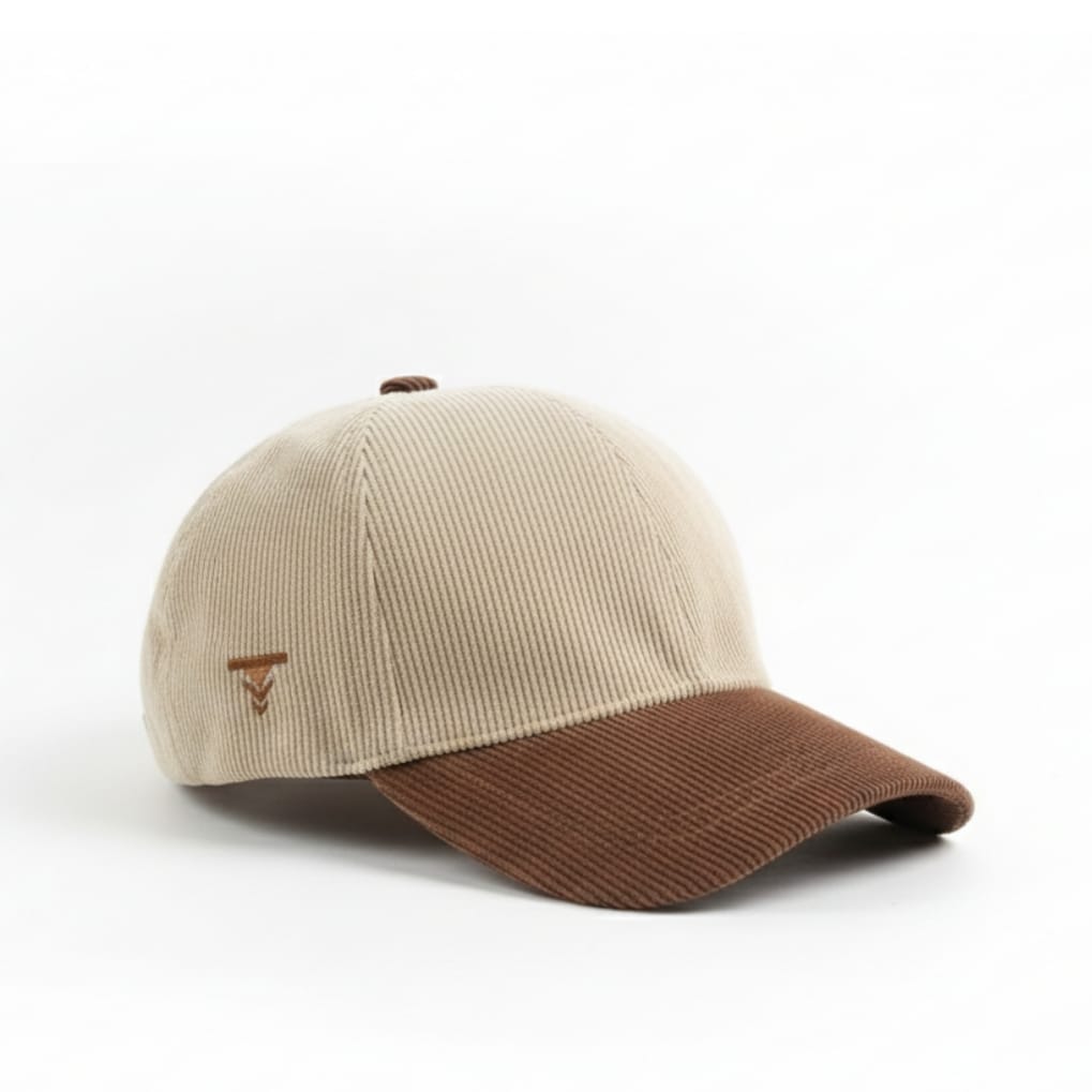 Mocha - Corduroy Two Tone Cap